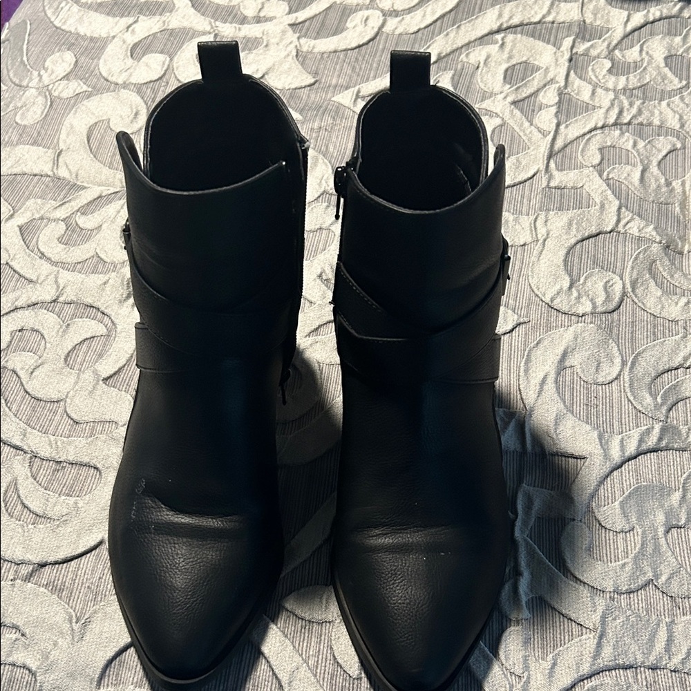 Maurices Black Ankle Booties